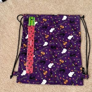Longaberger Halloween draw string bag